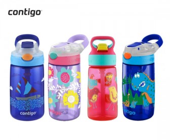 Contigo 康迪克 儿童自动翻扣带锁吸管杯 400毫升 Contigo 康迪克 儿童自动翻扣带锁吸管杯 400毫升